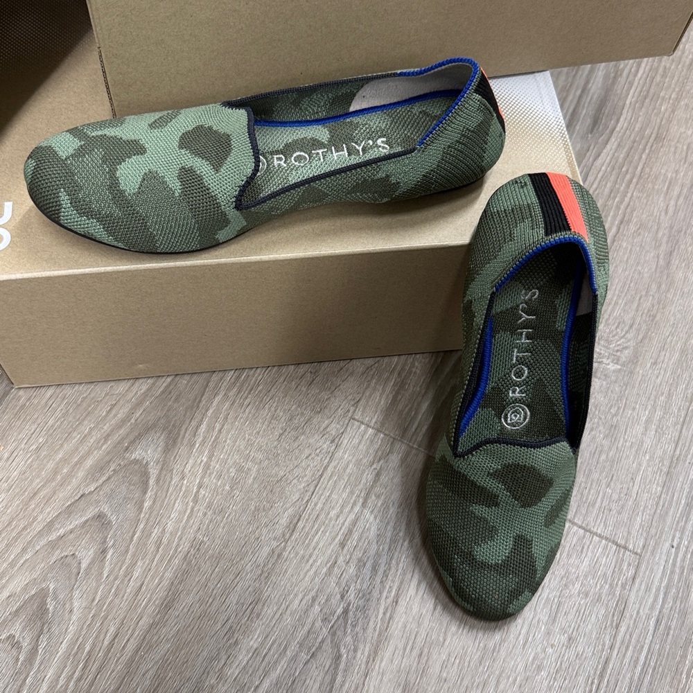 Rothy’s Camo Flats